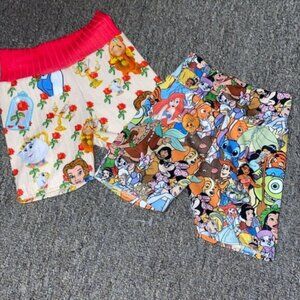 Lot of 2 Handmade Disney softy shorts sz12-24m